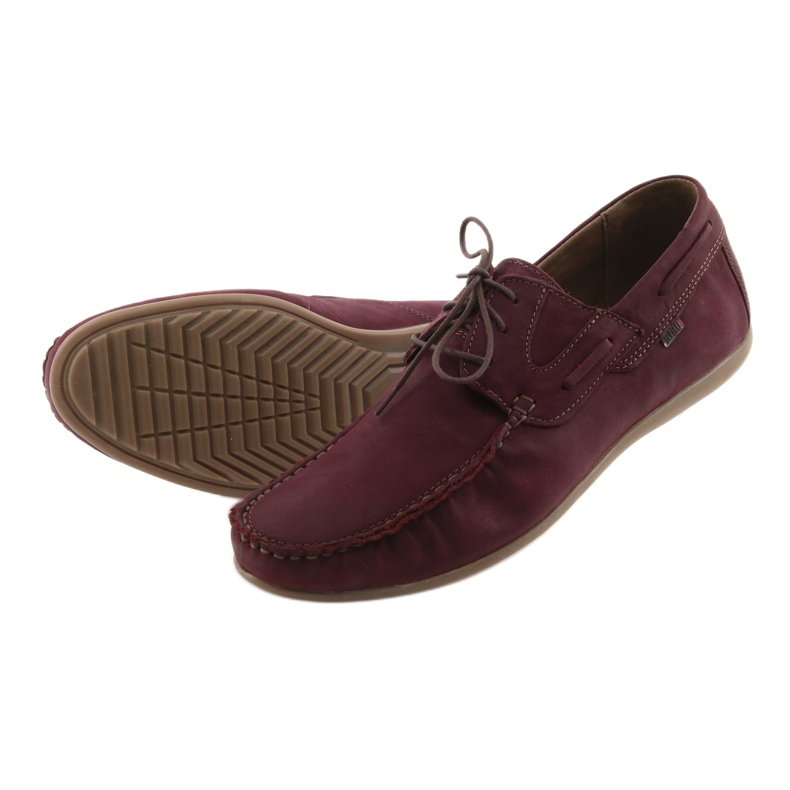 Mocassins lacés Riko 684 bordeaux multicolore 5