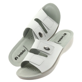 Cale Velcro Inblu PL028 blanc blanche 5