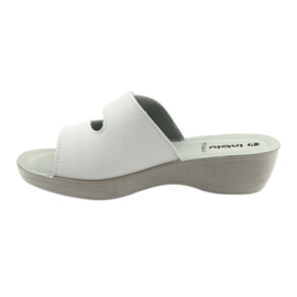 Cale Velcro Inblu PL028 blanc blanche 2