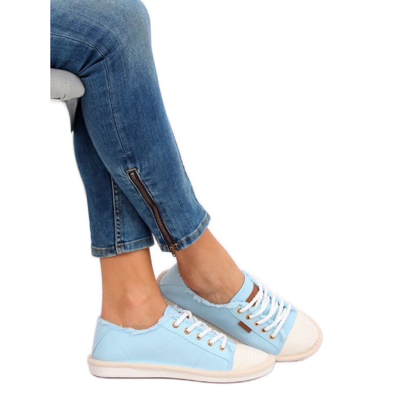 Baskets femme bleues NB173P Bleu 1