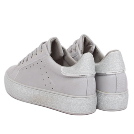 Gris Baskets femme grises R249 1
