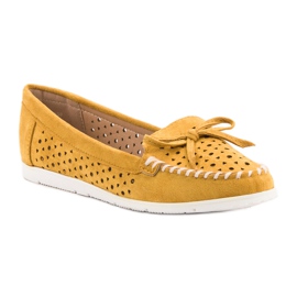 Seastar Mocassins Ajourés Moutarde jaune 6