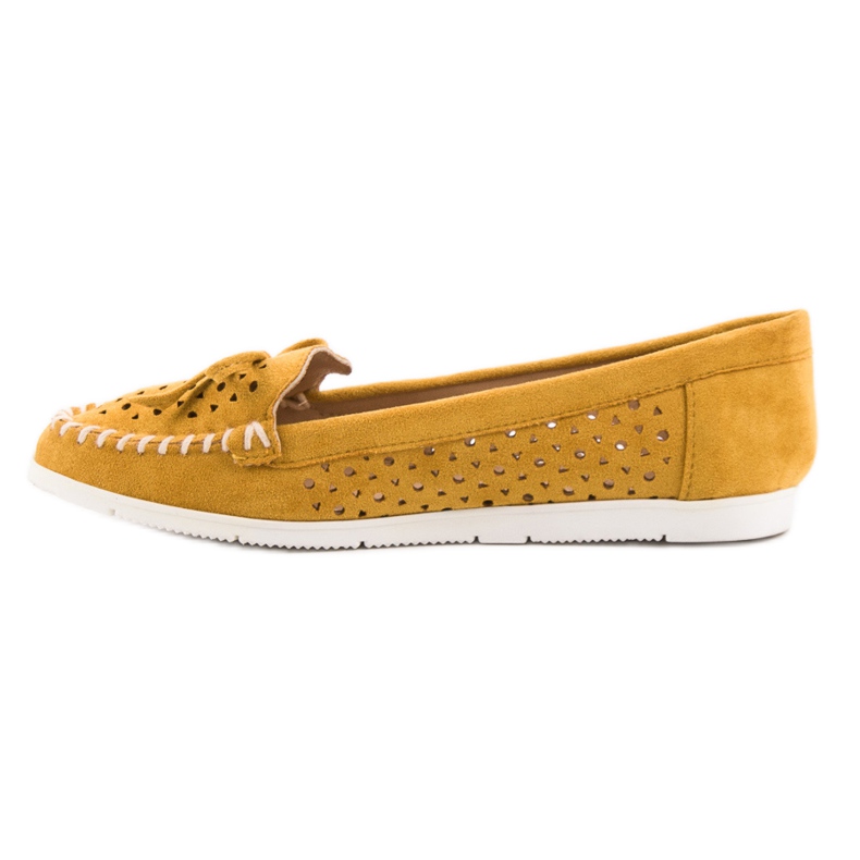 Seastar Mocassins Ajourés Moutarde jaune 1