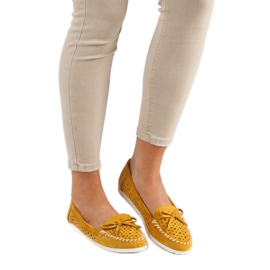 Seastar Mocassins Ajourés Moutarde jaune 2