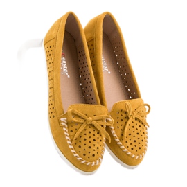 Seastar Mocassins Ajourés Moutarde jaune 4