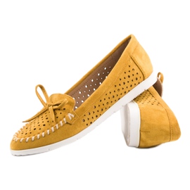 Seastar Mocassins Ajourés Moutarde jaune 5