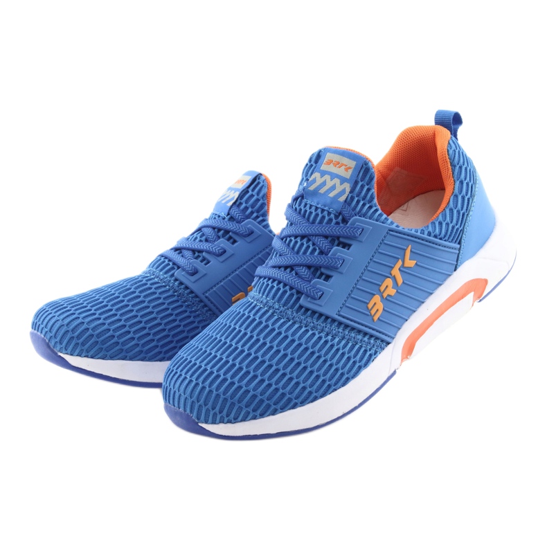 Bartek 58110 Chaussures de sport à enfiler bleues orange 3 Bartek 58110 Chaussures de sport à enfiler bleues orange 3