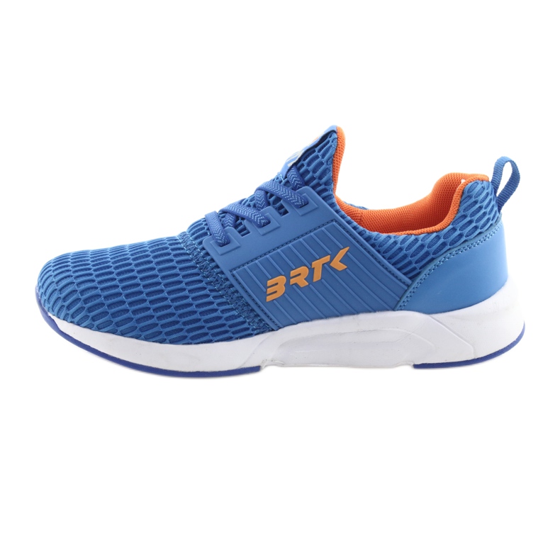 Bartek 55110 Chaussures de sport à enfiler bleues orange 2 Bartek 55110 Chaussures de sport à enfiler bleues orange 2