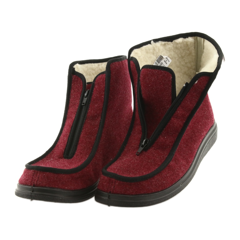 Dr.Orto Befado Chaussures pour femmes Pu Isulated Wool 996d005 Borguique rouge 2 Dr.Orto Befado Chaussures pour femmes Pu Isulated Wool 996d005 Borguique rouge 2