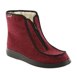 Dr.Orto Befado Chaussures pour femmes Pu Isulated Wool 996d005 Borguique rouge 1 Dr.Orto Befado Chaussures pour femmes Pu Isulated Wool 996d005 Borguique rouge 1