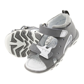 Sandales garçons navets Bartek 51489 gris blanc 5