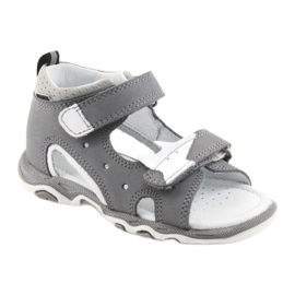 Sandales garçons navets Bartek 51489 gris blanc 1
