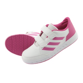Chaussures Adidas AltaSport CF K Jr D96828 blanche rose 5