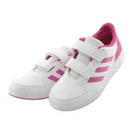 Chaussures Adidas AltaSport CF K Jr D96828 blanc rose 3