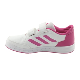 Chaussures Adidas AltaSport CF K Jr D96828 blanc rose 2