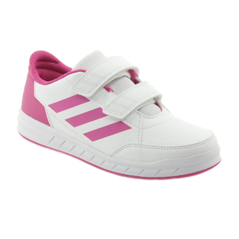 Chaussures Adidas AltaSport CF K Jr D96828 blanche rose 1