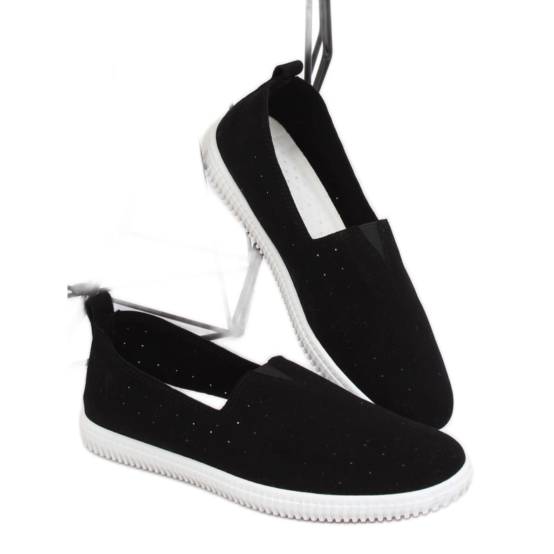 Baskets femme noires NB187P Noir le noir 1