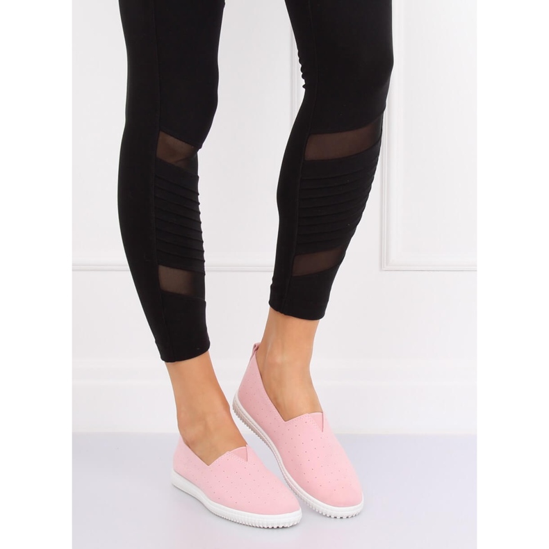 Baskets roses pour femmes roses NB187P Rose 1