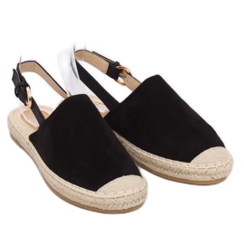 Espadrilles noires à talon ouvert noir HH-119 Noir le noir 3