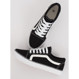 Baskets femme noires BL117P Noir 1