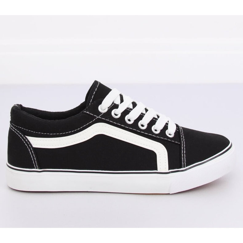 Baskets femme noires BL117P Noir 2