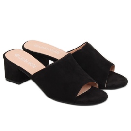 Talons hauts noirs QL-89 Noir 2