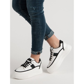 Creepers Blancs À Paillettes 1