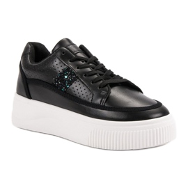 Creepers Noir À Paillettes le noir 1