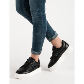 Creepers Noir À Paillettes le noir 2