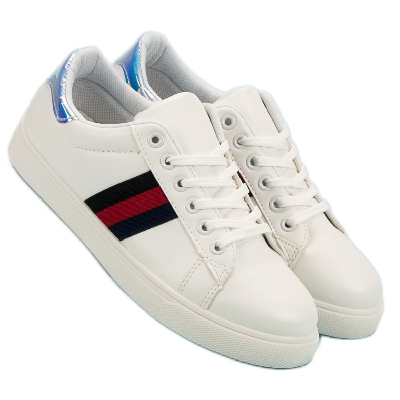 Chaussures de sport décontractées blanc 2