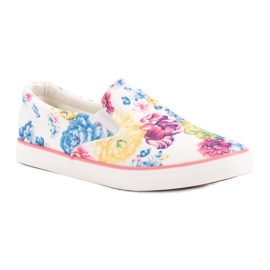 Yes Mile Slipony En Fleurs blanc multicolore 1