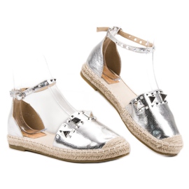 Bestelle Espadrilles Roche d'Argent gris 1