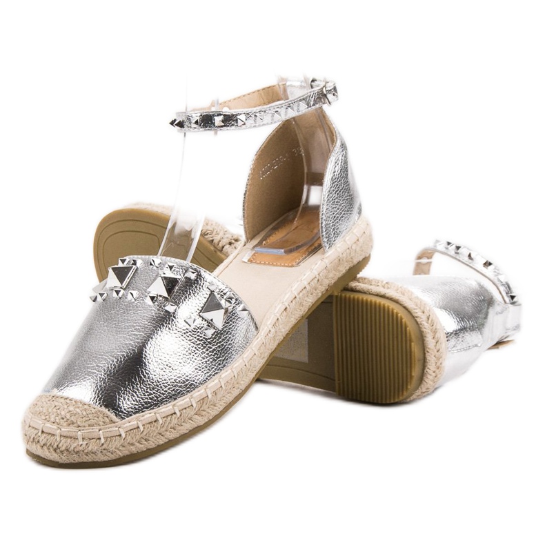 Bestelle Espadrilles Roche d'Argent gris 2