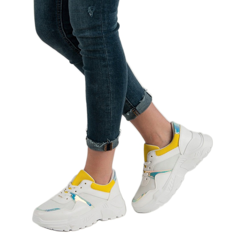 SHELOVET Baskets confortables blanche 1 SHELOVET Baskets confortables blanche 1