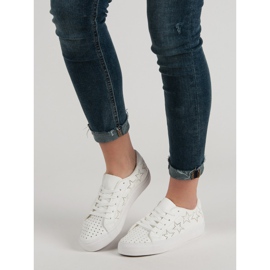 J. Star Baskets ajourées à étoiles blanche 6
