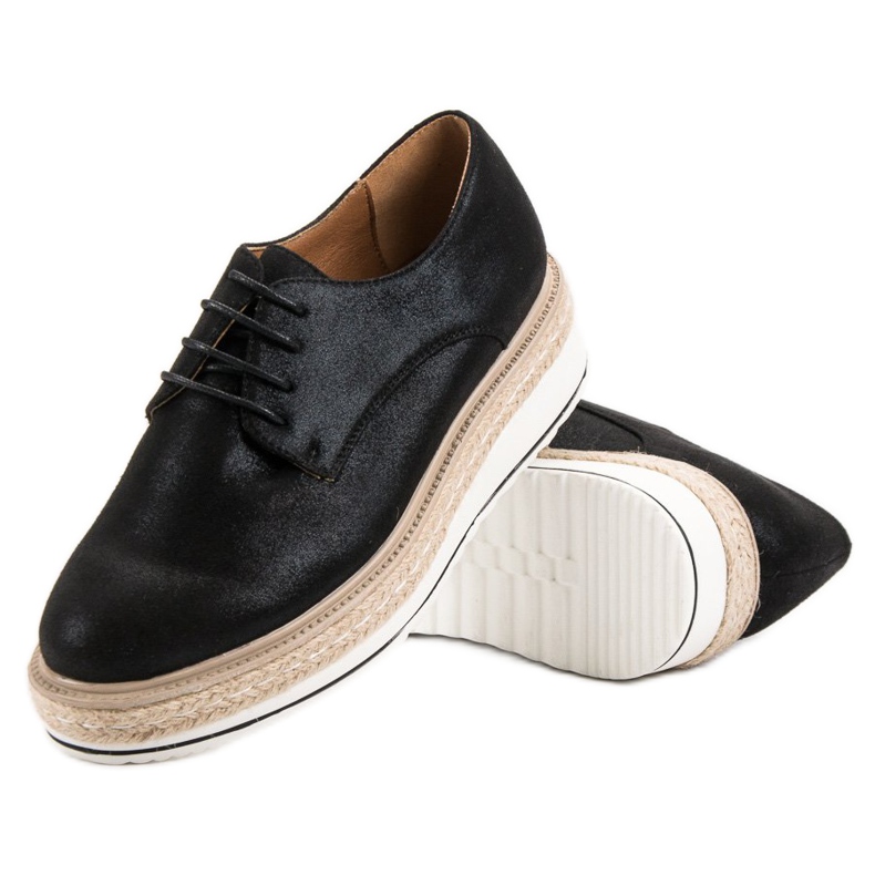 Clowse Espadrilles Noires le noir 1