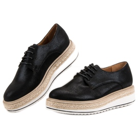 Clowse Espadrilles Noires le noir 4