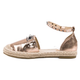 Bestelle Espadrilles Rock Or Rose jaune 5
