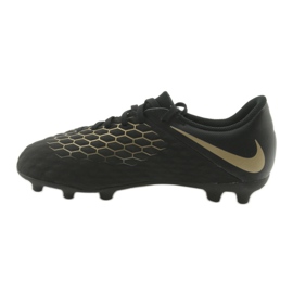 Chaussures de football Nike Hypervenom Phantom 3Club FG Jr AJ4146-090 noir 2