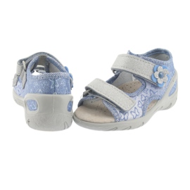 Befado chaussures pour enfants pu 065P122 bleu gris 4