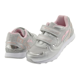 Sport Velcro American Club ES18 sebrne gris 4