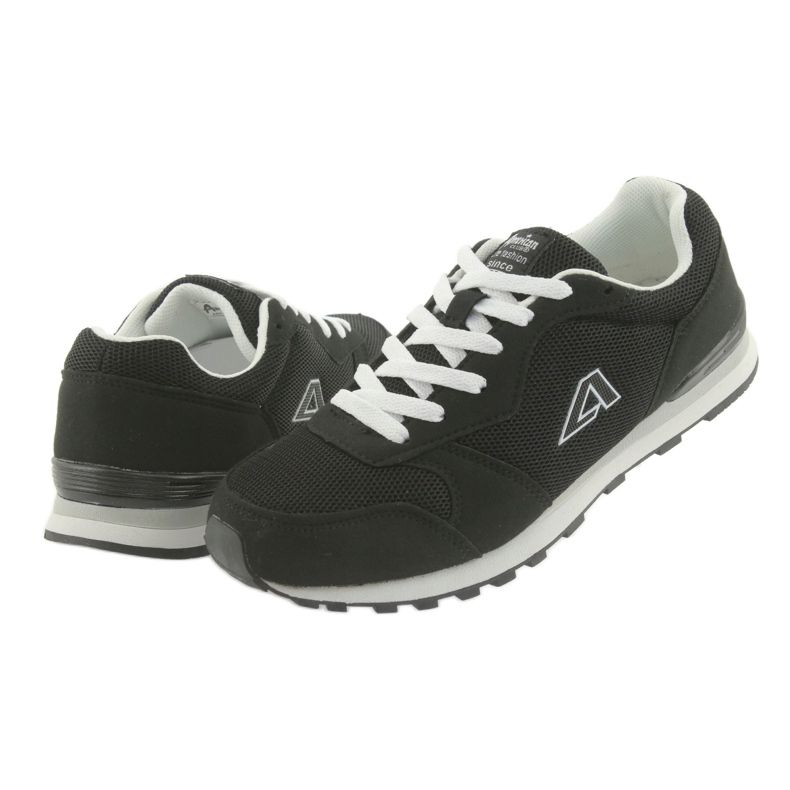American Club 12 chaussures de sport noires 4