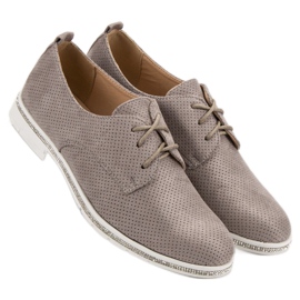 Seastar Richelieus gris avec cristaux 1