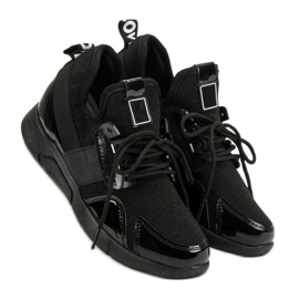 Baskets à enfiler noires 1