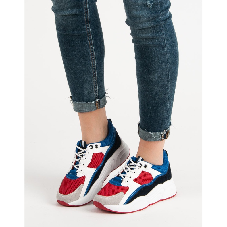 Baskets colorées multicolore 2