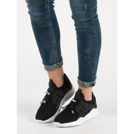 Chaussures de sport ajourées noir 1