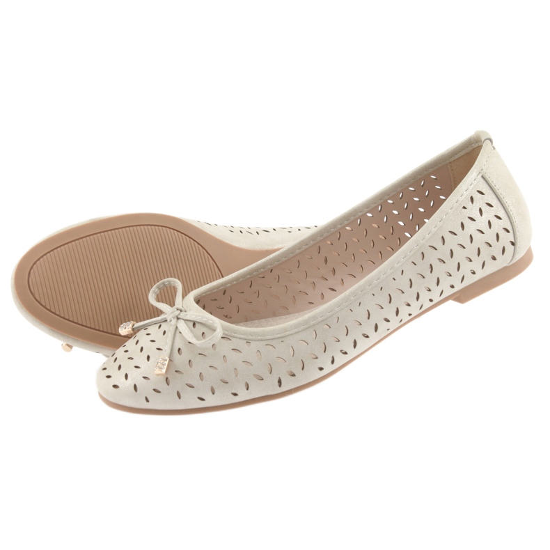 Ballerines femme American Club LU13 beige clair 5