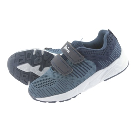 American Club American CA05 chaussures de sport velcro bleu marine 5