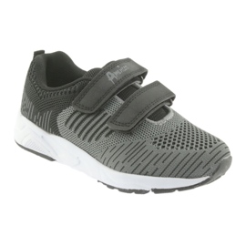 American Club American CA05 chaussures de sport velcro noir le noir gris 1