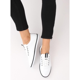 Baskets femme noir et blanc XJ-2918 Noir blanche 1